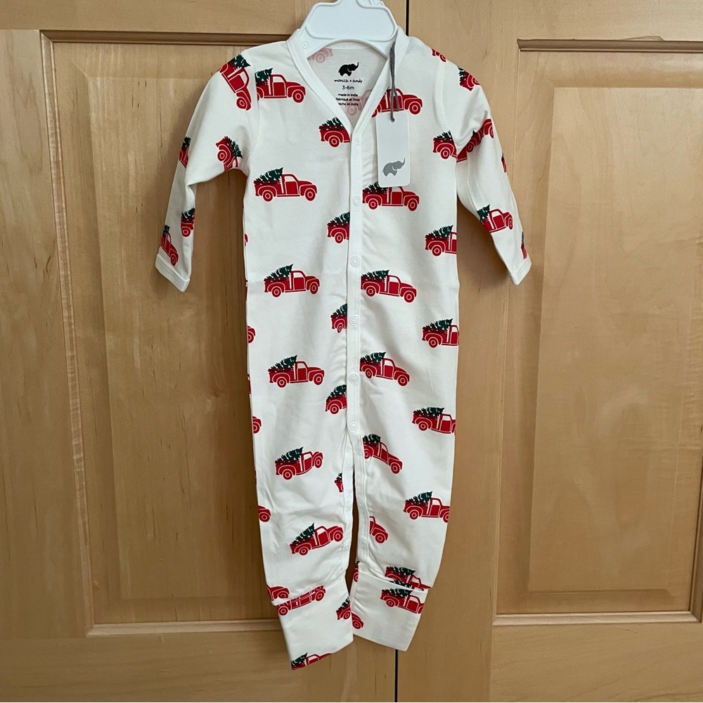 Monica + Andy Christmas Tree Pick Up Truck Holiday On the Go One Piece